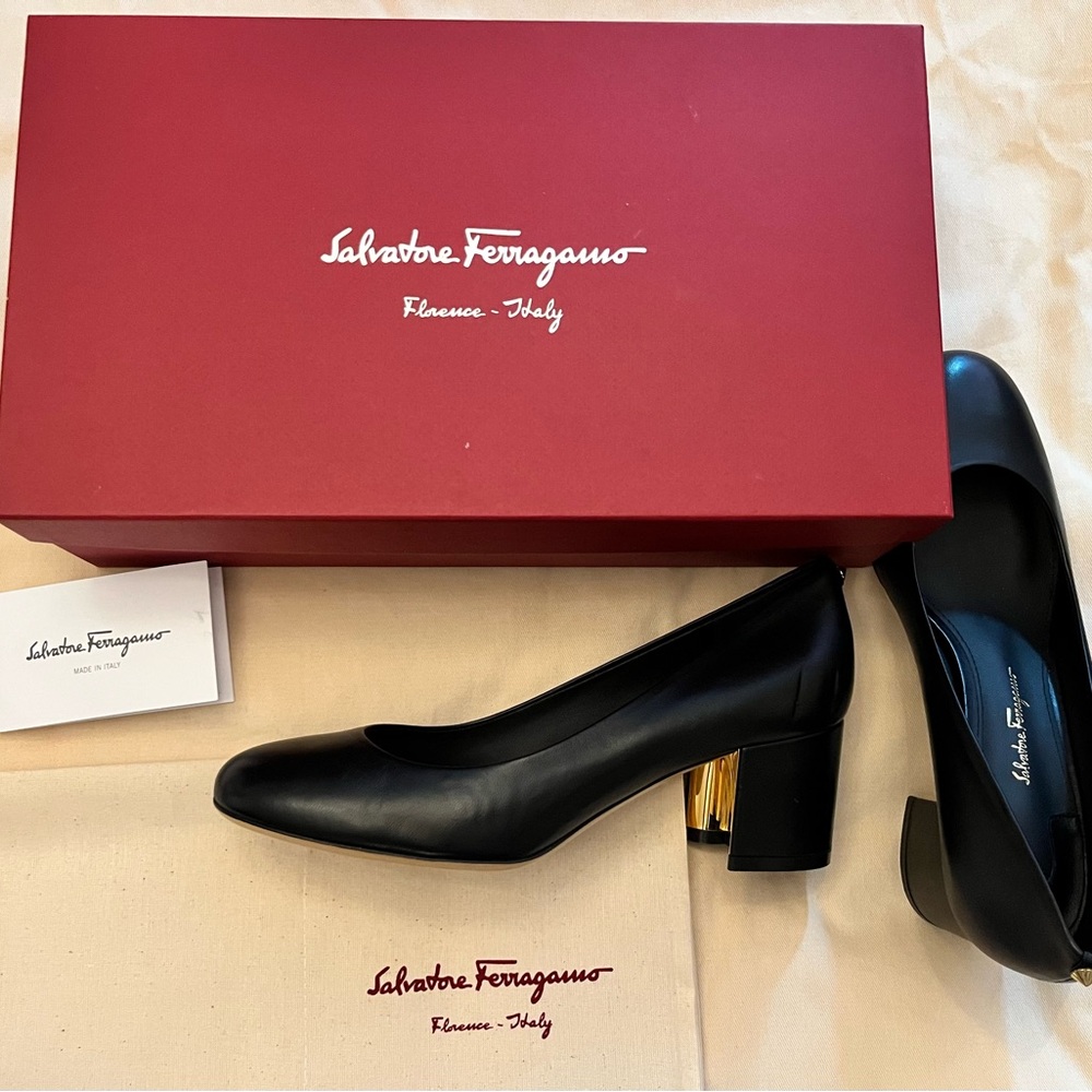 Salvatore Ferragamo Black Women's Shoes